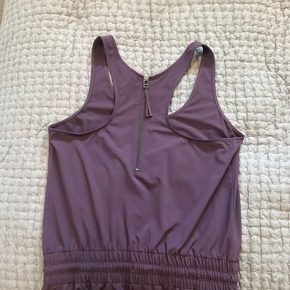 Athleta Jumpsuit Size 4 Plum Color - Picture 2 of 2